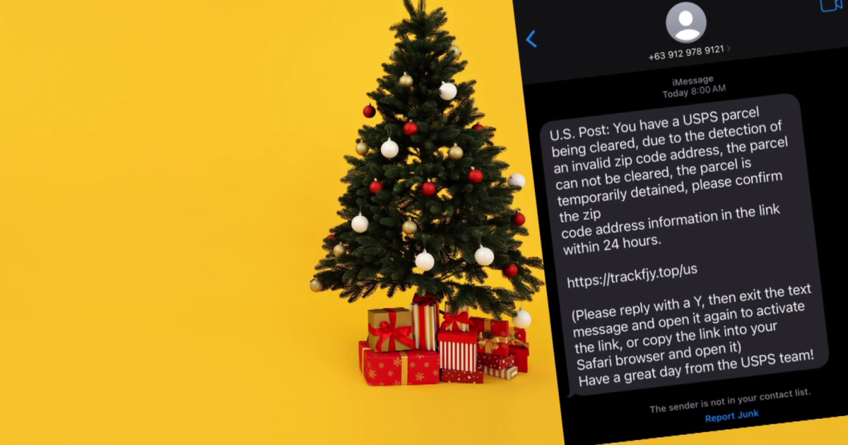 Experts warn of package delay scams sent by text message – CBS Chicago