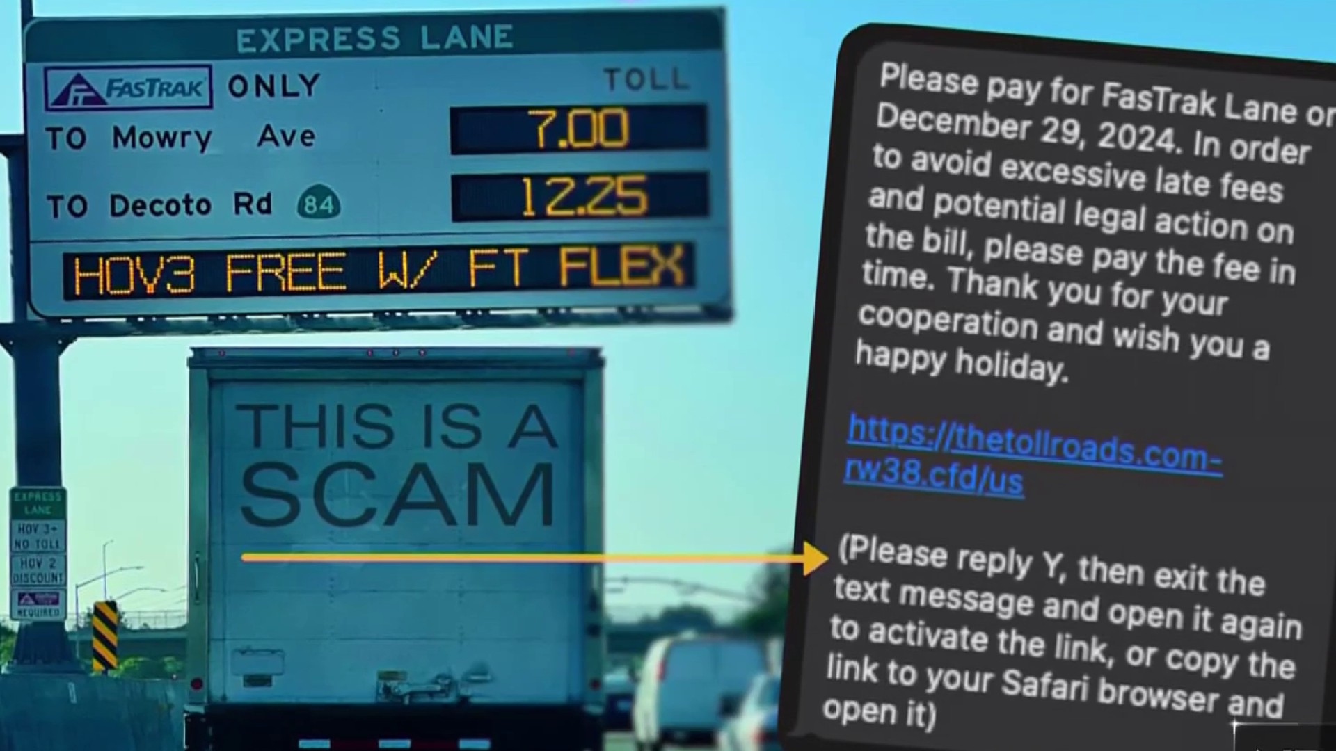 Those real-looking FasTrak texts? They're really a scam – NBC Bay Area